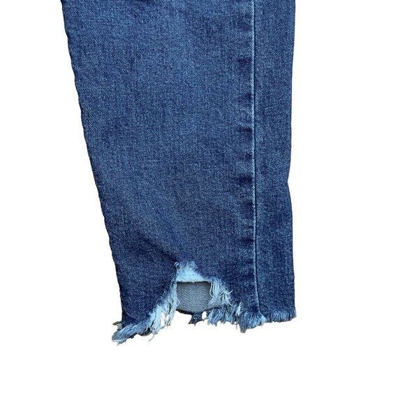 LEVI'S WEDGIE Skinny Fit High Rise Distressed hem Button Fly Midβ Wash Jeans 28 - Picture 3 of 5